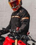 Men's Dual Sport Motorcycle Jacket with Armor