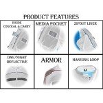 Milwaukee Leather Women's Black Armored Jacket - Medium