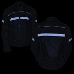 Milwaukee Leather Women's Black Armored Jacket - Medium