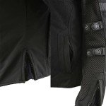 Milwaukee Leather Women's Black Armored Jacket - Medium