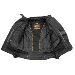 Milwaukee Leather Women's Black Armored Jacket - Medium