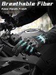 Breathable Touchscreen Motorcycle Gloves for All Riders