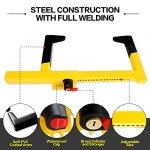 Universal Wheel Clamp Lock for Trailers and ATVs