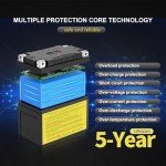 NUDZENI YTX14-BS 12V Lithium Battery for ATVs