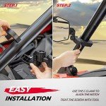 KEMIMOTO UTV Side Mirrors for Roll Bars