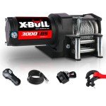 X-BULL 3000LBS Electric Winch for ATVs/UTVs
