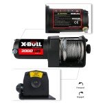 X-BULL 3000LBS Electric Winch for ATVs/UTVs
