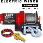 Rock-Hulk 2000lb 12V Electric ATV Winch