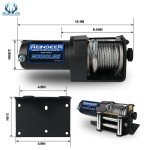 12V Waterproof Electric Winch Kit for ATV/UTV