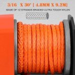 ZESUPER 2500 lb Electric Winch with Synthetic Rope