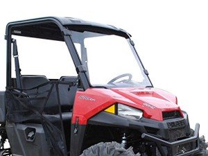 SuperATV Full Windshield for Polaris Ranger Midsize
