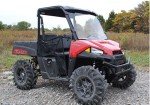 SuperATV Full Windshield for Polaris Ranger Midsize