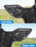 KEMIMOTO Front Upper Door Bags for Polaris General 1000