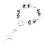 Coffee Car Rosary Pendant for Rearview Mirror