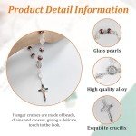 Coffee Car Rosary Pendant for Rearview Mirror