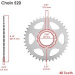 Kawasaki Kfx400 Drive Chain and Sprockets Kit