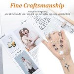 Coffee Car Rosary Pendant for Rearview Mirror