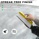 12-Inch Silicone T-Bar Water Blade Squeegee
