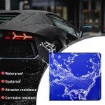 Leather Car Document Holder - 2 Pack (Blue)