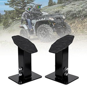 KEMIMOTO Adjustable ATV Passenger Foot Rest, Black