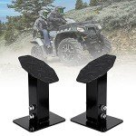 KEMIMOTO Adjustable ATV Passenger Foot Rest, Black