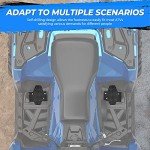 KEMIMOTO Adjustable ATV Passenger Foot Rest, Black