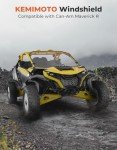 KEMIMOTO Front Windshield for Can-Am Maverick R