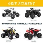Universal 78-Inch Soft Rubber ATV Handlebar Grips