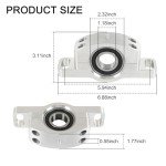 Heavy Duty Billet Aluminum ATV Carrier Bearing