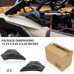 Maverick X3 Rear Cage Trim Plastic Cover Set