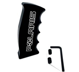 Custom Billet Pistol Grip Shift knob Shifter Polaris RZR Ranger Sportsman Made 6061 Aluminum (Black Anode)