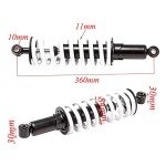 ZXTDR 14" Rear Shock Absorbers for ATV Quad