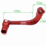 ATV Gear Shift Lever - Aluminum, Red Finish