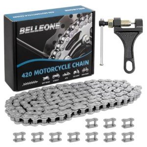 420 Standard Chain with Breaker for ATV & Dirt Bikes