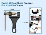 420 Standard Chain with Breaker for ATV & Dirt Bikes