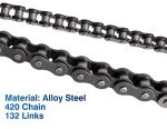 420 Standard Chain with Breaker for ATV & Dirt Bikes