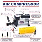 12V Portable Air Compressor with Tire Repair Kit