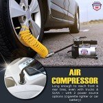 12V Portable Air Compressor with Tire Repair Kit