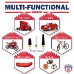 12V Portable Air Compressor with Tire Repair Kit