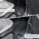 KEWISAUTO TPE Front Floor Mats for Polaris Xpedition