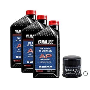 Yamalube 10W-40 Oil Change Kit for Yamaha Grizzly