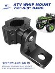 ATV Flag Pole Mounting Bracket - Durable & Versatile