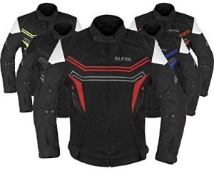 High Visibility Waterproof Men's Motorcycle Jacket – Red