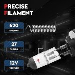 VEHICODE 881 Halogen Fog Light Bulb - 4 Pack