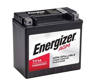 Energizer TX14 AGM 12V ATV Motorcycle Battery