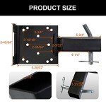 lifgarfe Universal Trailer Winch Plate Hitch Mount Winch Cradle Mounting Plate with 2" Receiver Fit for ATV UTV