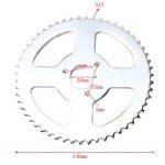 TDPRO 11T T8F Transmission Reduction Gear Box and Clutch Pad & 8F 54T Rear Chain Sprocket & T8F Chain for 47cc 49cc Mini Pocket Dirt Bike ATV
