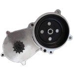 TDPRO 11T T8F Transmission Reduction Gear Box and Clutch Pad & 8F 54T Rear Chain Sprocket & T8F Chain for 47cc 49cc Mini Pocket Dirt Bike ATV