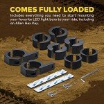 Universal Off-Road Light Mounting Bracket Kits