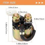 TRX350 Starter Solenoid Relay for Honda Rancher 350 400 ATV 4x4 Foreman 400 450 500 Foreman Rubicon 500 FourTrax 200 FourTrax Foreman 400 Pioneer 700 Rincon 650 680 Sportrax 450 Sportrax 90